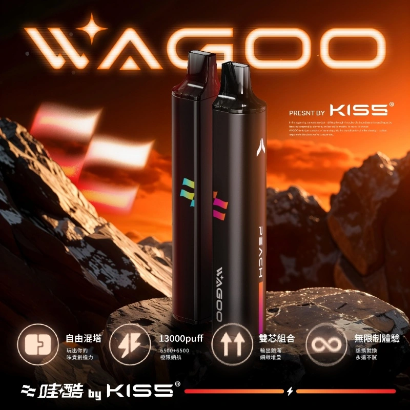 KIS5WAGOO哇酷6500口拋棄式 | 自由混搭雙口味 | 雙芯組合:圖片 2