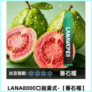 LANA ZOLT8000口拋棄式可充電一次性電子煙【番石榴】